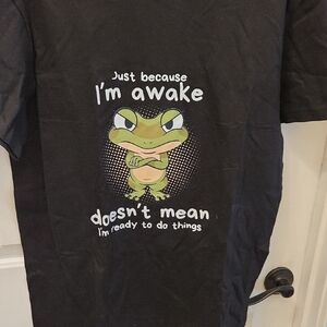 Source Unknown Black Frog Graphic Jersey